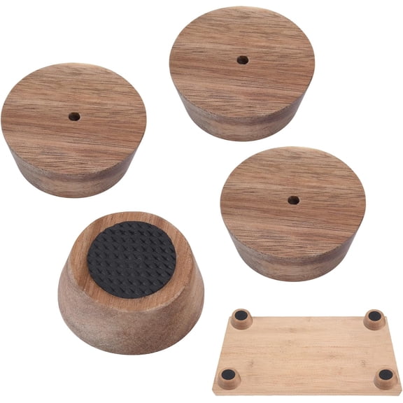 Wooden Cutting Board Feet, Wooden Legs for Cutting Boards, Cutting Board Feet, Cutting Boards Legs for the Bottom Support of the Cuttings Boards, Screw fixed (4 packs)