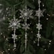 thumbnail image 1 of Colgantes De Plástico Adornos de copos de nieve de plástico blanco para árbol de Navidad y decoración de ventanas, 28,5 Rkxzt, 1 of 9
