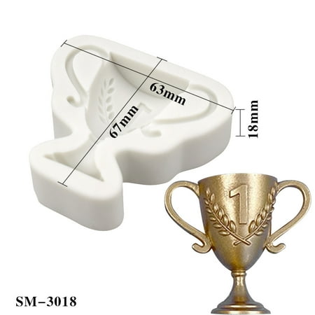 

Baking Mold Decorative Candy Mold Silicone Prize Award Theme Fondant Mold