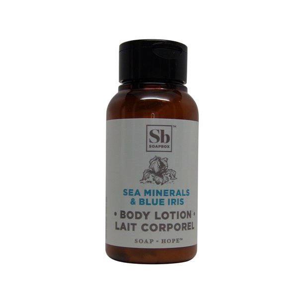 Soapbox Sea Minerals & Blue Iris Body Lotion lot of 6ea 1oz bottles