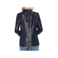 thumbnail image 2 of Vince Camuto Womens Sequin Blazer Jacket, Blue, 8, 2 of 2