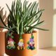 thumbnail image 5 of Band Flower Pot Colgante Set Resina Jardín Estatua Enana Decoración Maceta Pared Colgando Adornos, 5 of 7