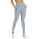 thumbnail image 1 of Gibobby Leggings yoga mujer Con bolsillo Mujer Pantalones altos Cintura recta para Yoga Pilates Pantalones Pierna deportiva Leggings acampanados Pan(Gris,M), 1 of 4