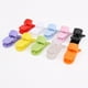thumbnail image 4 of 50 unidades de clips de plástico en forma de T para chupetes, insignias y baberos (color aleatorio)., 4 of 7