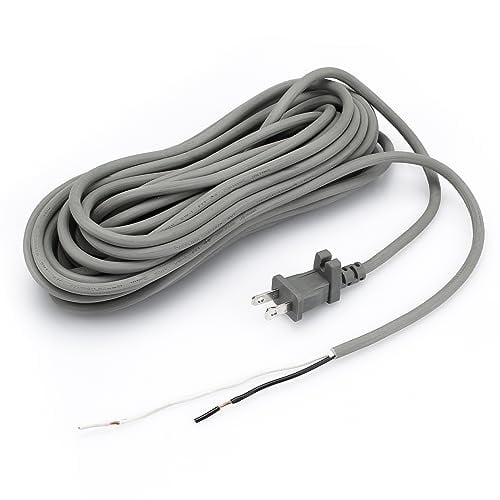 Cable de alimentación para aspiradora Sxkxm de 11,9 m, 17/2 pulgadas, 12 amperios, compatible con aspiradoras Biessll y todas las aspiradoras verticales.