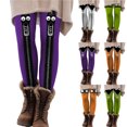 thumbnail image 2 of YDFCWXW Leggings for Women High Waist Halloween Printed Party Stretch Pants Streetwear Funny Fall Winter Skinny Pants Light Purple, XXL, 2 of 8