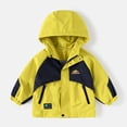thumbnail image 6 of Mifsaly Boys Windbreaker Jacket Zip Up Hooded Jackets Color Block Windproof Lightweight Outerwear with Zipper Pockets for Fall Outdoor, 6 of 6
