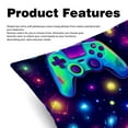 thumbnail image 2 of Game Controller with Unique Patterns Covers - Set of 2 Throw Pillows for Home Decor - Available in 16x16, 18x18, 20x20 Inches for Various Occasions, 2 of 6