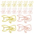 thumbnail image 4 of 30 clips de papel con forma de gato, clips metálicos creativos para notas, alfileres decorativos, marcapáginas de papel con forma única para oficina, escuela y hogar., 4 of 5