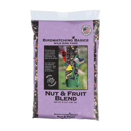 Red River Commodities Birdwatching Basics Nut & Fruit Blend Wild Bird Seed - Pack of 24