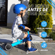 thumbnail image 4 of RIDEEZ | Bicicleta de Equilibrio para Niños, Bici de Balance sin Pedales de Aprendizaje de Equilibrio para Bebés Asiento Ajustable y Manubrio, Triciclo de 4 Ruedas para 1-2 Años RZ004 (Azul), 4 of 6