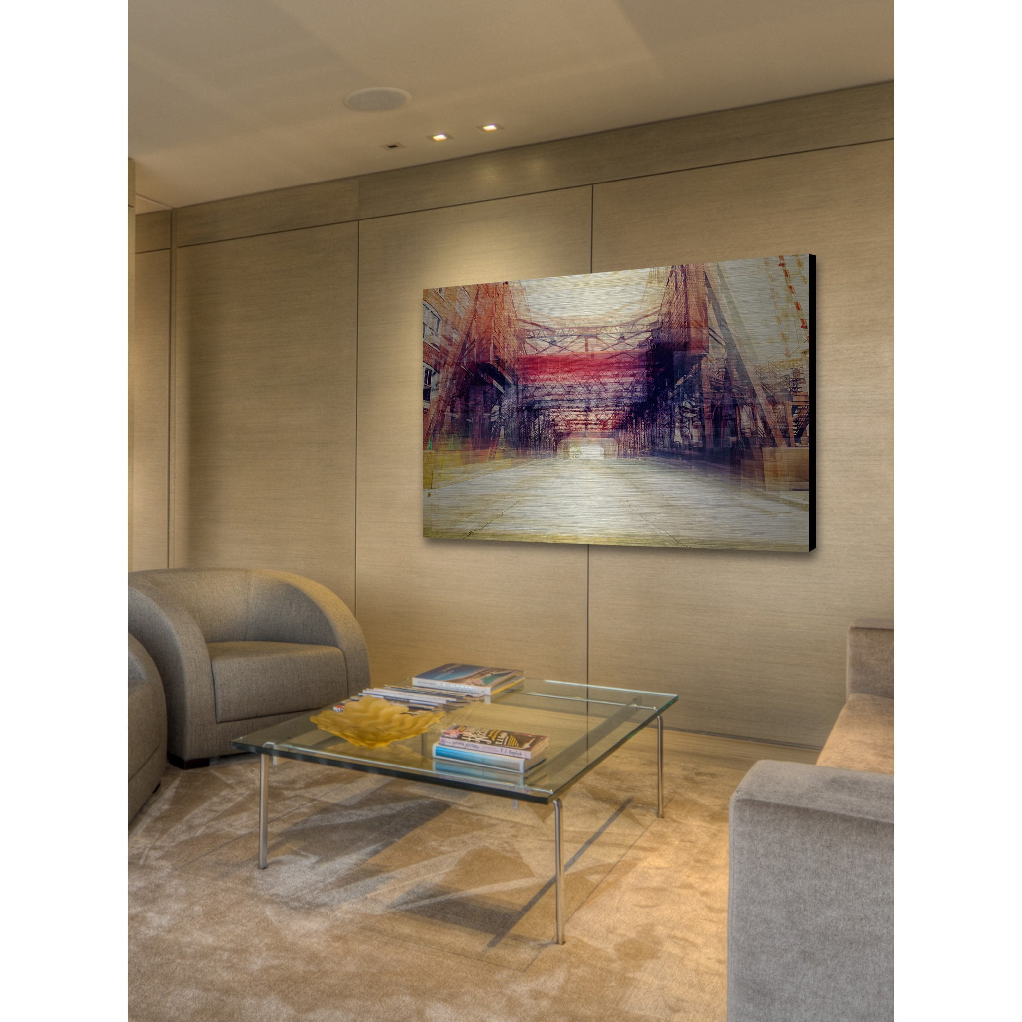 "The Passage" Painting Print on Brushed Aluminum