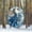 Size 4inch, variant on Snow Queen and Wolf Faux Stained Glass Suncatcher – Acrylic Fairy Window Hanging with Frozen Theme, Forest Fantasy Gift for Myth Lover