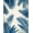 Blue, Pattern 1, variant on ODIKA 4'x6' Machine Washable Non-Slip Area Rug, Exotic Frond Accent High Traffic Rug, Blue, 229113