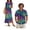 Colorful Leopard Print, variant on Matching Hawaiian Outfits for Couples Mens Summer Shirts Maxi Sundresses Coconut Tree Soft Stylish Maxi Dress with Pockets Purple Hawaii Shirts