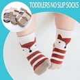 thumbnail image 3 of 5 Pairs Toddler Non Slip Socks With Grips Baby Socks For Kids Girls Boys 3-5t, 3 of 3