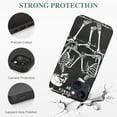thumbnail image 2 of Gothic design, with waiting skull pattern phone case, it is a high-quality PC plastic protective case Suitable for iPhone 13/iPhone 14 full range phone cases, 2 of 4