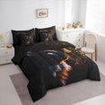 thumbnail image 3 of Manfei 3D Magical Cat Twin Bedding Sets 7-Piece for Teens, Dreamy Butterfly Bedding Comforter Set, Kawaii Animal Reversible Sheet Sets, Super Cozy Room Decor, 3 of 7