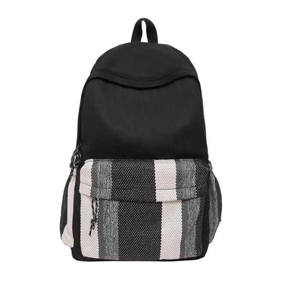 Yokua Chic School Bag For Teens Nylon Fabric Ergonomic Compartments