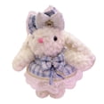 thumbnail image 4 of Rabbit Plush Toys Bunny Easter Baskets Filler Plush Plushie Easter Stuffed Animals Easter Party Favors Gift D - One Size, 4 of 7