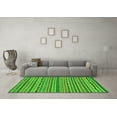 thumbnail image 3 of Ahgly Company Indoor Round Abstract Green Modern Area Rugs, 7' Round, 3 of 4