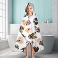 thumbnail image 6 of Cartoon Dog Hooded Bath Towel，60"x35" for Ages 3 To 12 Kids, Quick Dry Lightweight Soft Microfiber Hood Beach Towel Cover Up for Kids, 6 of 7
