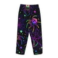 thumbnail image 5 of Fotbe Multi-colored Spiders Women's Pajama Pants,Sleepwear Pants,Pj Bottoms Drawstring And Pockets-X-Large, 5 of 9