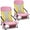 Pink, variant on Honeilife Low Folding Beach Chairs for Adults, Portable Lightweight Chair with Cup Holder Mesh Back Lawn Chair with Carry Bag for Outdoor Camping Concert Travel, Pink