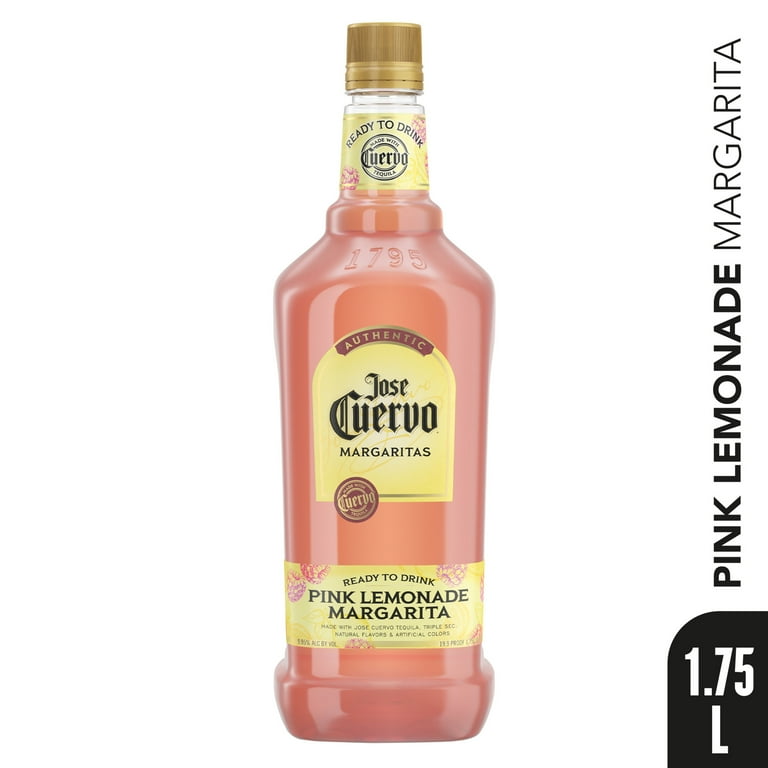 Jose Cuervo Authentic Margarita Pink Lemonade, 1.75 L, 9.95% ABV