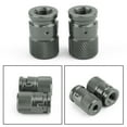 thumbnail image 4 of Pair CNC Titan-color Anti-Thief Tire Valve Stem Caps For Car Truck Bike Motorcycle, 4 of 8