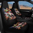 thumbnail image 4 of Binienty Frog Front Car Seat Covers Front Seats Only Decorative Waterproof Vehicle Seat Covers for Cars SUV Truck Van, Easy to Install, 4 of 8