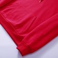 thumbnail image 5 of Fesfesfes Hooded Tops for Men Casual Solid Pullover Cute Cat Ears Fleece Pocket Sweatshirt Hoodie Sale Items, 5 of 9
