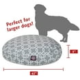 thumbnail image 3 of Majestic Pet Links Round Dog Bed Treated Polyester Removable Cover Gray Large 42 x 42 x 5, 3 of 6