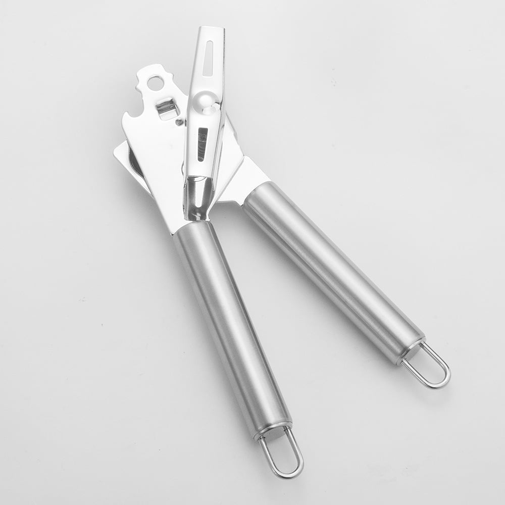 Multifunctional Stainless Steel Can Opener Tool - Modern Kitchen Gadget for Effortless Opening