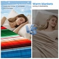 thumbnail image 2 of Mexican Serape Cooling Blanket,Lightweight Breathable Summer Throw Blanket with Double Sided Cold Effect,Colorful Stripes Vertical Lines Abstract Picnic Blankets Bed Sheet for Hot Sleepers 50"x60", 2 of 8