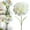 White, variant on LKZQHMC Artificial Carnations, Silk Faux Flowers, for Funeral Arrangements, Wedding Bouquets, Cemetery Wreaths, DIY Crafts - 1 Single 16" Stems - White