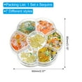 thumbnail image 2 of Sequins and Spangles, 1 Box Assorted Shapes Sequin Supplies, Yellow Orange, 2 of 7
