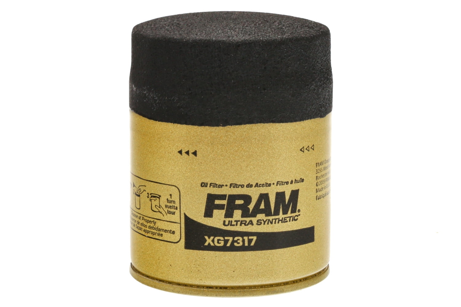 FRAM Ultra Synthetic Oil Filter, XG7317 Fits select 20022023 HONDA CR