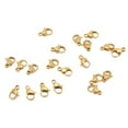 thumbnail image 2 of Necklace Clasp, Vacuum Plating 20 Pcs Lobster Clasp  For Anklets For Necklaces For Bracelets, 2 of 8