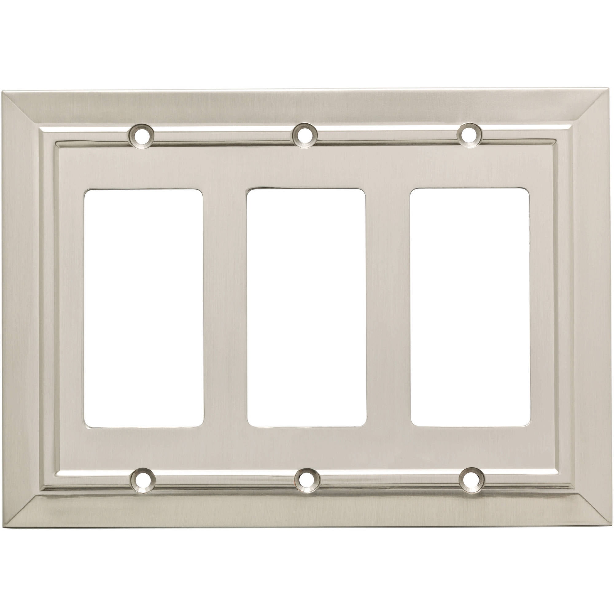 Franklin Brass Classic Architecture Triple Decorator Wall Plate in