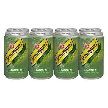 Schweppes Caffeine-Free Ginger Ale, 7.5 Fl. Oz., 8 Count