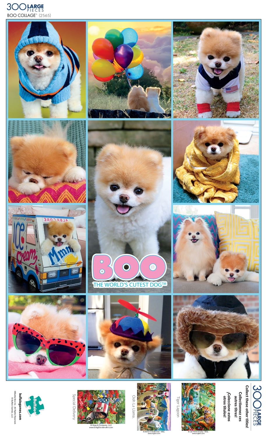 Buffalo Games Large Piece Series Boo Collage 300 Piece