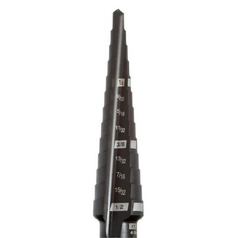 Black Oxide Step Drill Bit Set (10-Piece) Black Oxide Step Drill Bit Set (10-Piece)