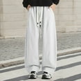 thumbnail image 2 of Pantalon Décontracté Moderne à Coupe Fuselée avec Ourlet Arrondi, Tissu Extensible Flexible pour un Style de Rue Léger et Confortable, Tenue Quotidienne, 2 of 4