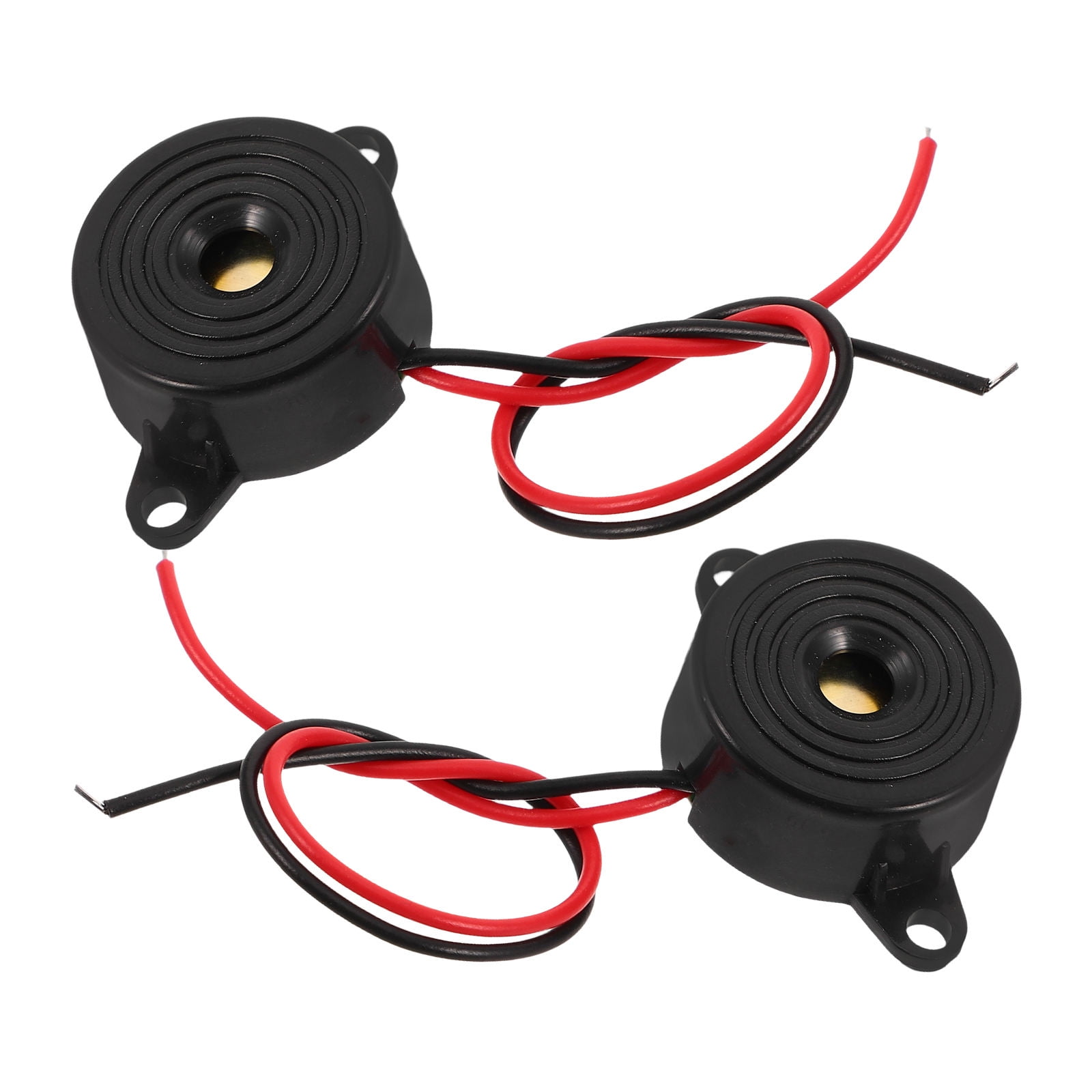 SWETRACE 2Pcs High Decibel Metal Flashing Buzzer Alarm with Easy Installation