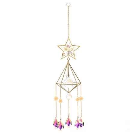 

Crystal Suncatcher For Window Hanging Chandelier Wind Chime Sun Catcher For Home Wedding Decor