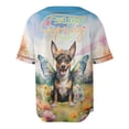 thumbnail image 2 of Welcome Spring Fairy Toy Fox Terrier in Flower Meadow All Over Print 3D Baseball Shirt Dog Lover Softball Sport - 13002, 2 of 6