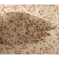 thumbnail image 4 of oneOone Viscose Chiffon Pale Orange Fabric Texture & Triangle Geometric Fabric For Sewing Printed Craft Fabric By The Yard 42 Inch Wide, 4 of 4