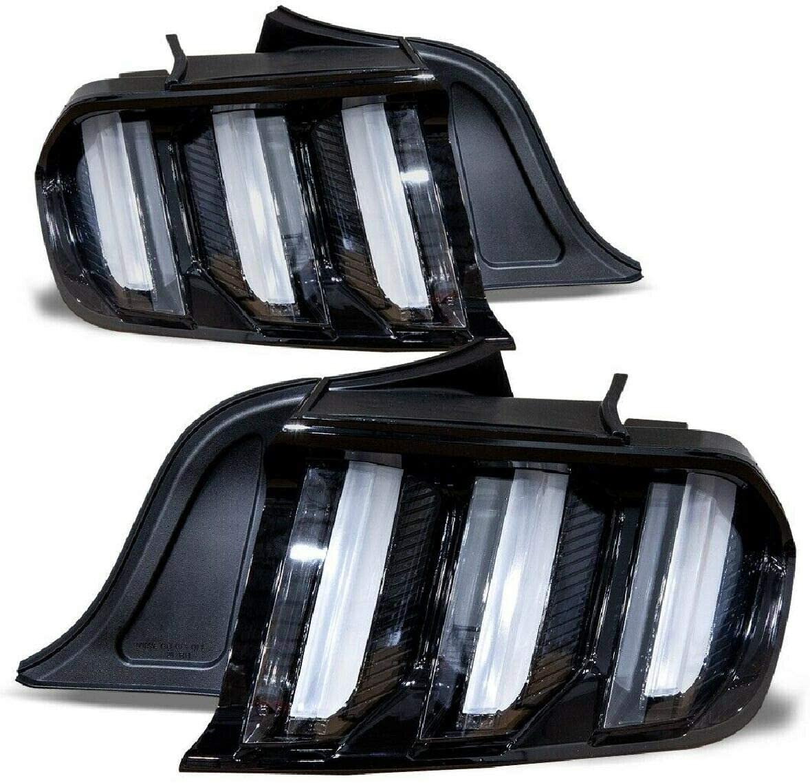 AstraDepot Reflector Replacement Compatible with 2020 2021 Toyota Highlander Add-on RED LED Brake Running Light Tail Lamp Sequential Flash Turn Signal Lights