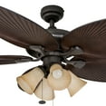 thumbnail image 4 of 52" Honeywell Palm Island Bronze, Tropical Ceiling Fan with 4 Light, 4 of 8